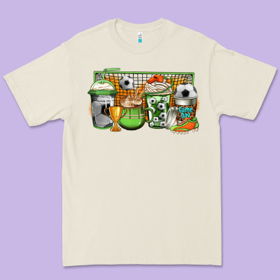 Soccer Coffee Premium Tee Designed By Jasminsmagicworld