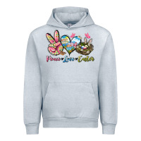 Heather Grey Peace love Easter Urban Hoodie - LillyAllenDesigns