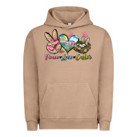 Pigment Burro Peace love Easter Urban Hoodie - LillyAllenDesigns