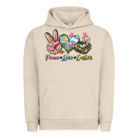 Pigment French Oak Peace love Easter Urban Hoodie - LillyAllenDesigns