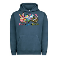Pigment Midnight Navy Peace love Easter Urban Hoodie - LillyAllenDesigns
