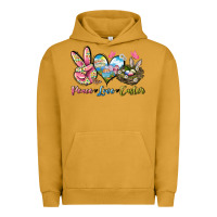 Pigment Peanut Butter Peace love Easter Urban Hoodie - LillyAllenDesigns