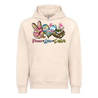 Sandshell Peace love Easter Urban Hoodie - LillyAllenDesigns