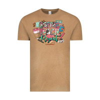 Vintage Camel coffee teach repeat teacher Vintage Tee - NancyCooperArtShop