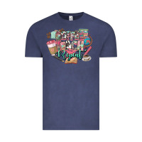 Vintage Denim coffee teach repeat teacher Vintage Tee - NancyCooperArtShop