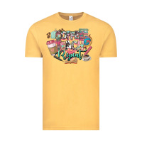 Vintage Mustard coffee teach repeat teacher Vintage Tee - NancyCooperArtShop