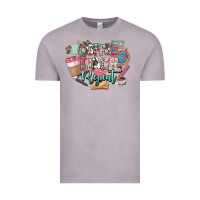 Vintage Zinc coffee teach repeat teacher Vintage Tee - NancyCooperArtShop