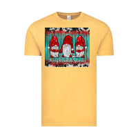 Vintage Mustard merry christmas gnomies tumbler Vintage Tee - JahusDesignShop