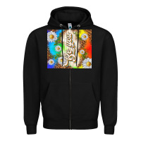 Black be you with daisies Zipper Hoodie - TumblerDesignByShophia