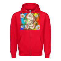 Red be you with daisies Zipper Hoodie - TumblerDesignByShophia