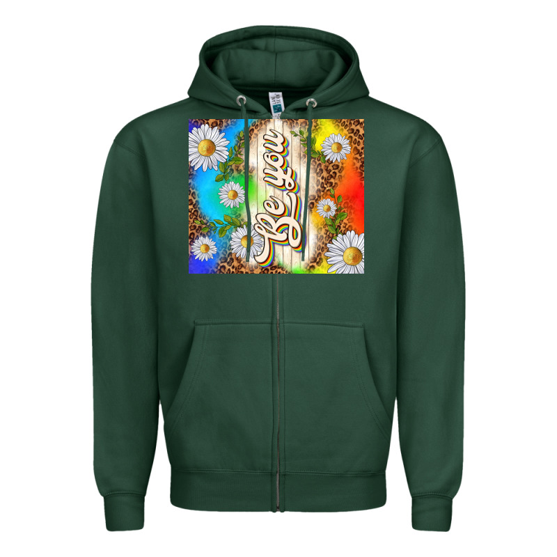 Be You With Daisies Zipper Hoodie by TumblerDesignByShophia | Teevron