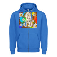 True Royal be you with daisies Zipper Hoodie - TumblerDesignByShophia