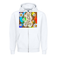 White be you with daisies Zipper Hoodie - TumblerDesignByShophia