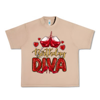 Burro birthday diva Urban Heavy Tee - MaliasSmallBusiness