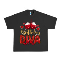 Pigment Black birthday diva Urban Heavy Tee - MaliasSmallBusiness