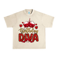 Sandshell birthday diva Urban Heavy Tee - MaliasSmallBusiness