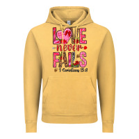 Vintage Mustard love never fails i corintians 13 8 Vintage Hoodie - NancyCooperArtShop