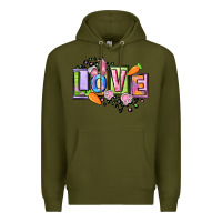 Army Green Easter love Happy Easter Day Premium Hoodie - CowGirlArtShop