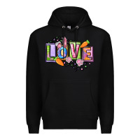 Black Easter love Happy Easter Day Premium Hoodie - CowGirlArtShop