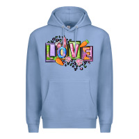 Colony Blue Easter love Happy Easter Day Premium Hoodie - CowGirlArtShop