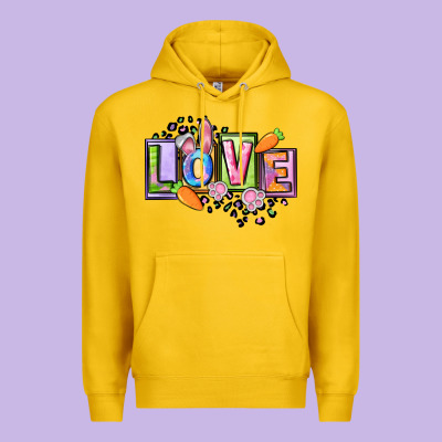 Easter Love Happy Easter Day Premium Hoodie Designed By Cowgirlartshop