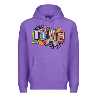 Purple Easter love Happy Easter Day Premium Hoodie - CowGirlArtShop