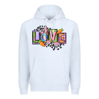 White Easter love Happy Easter Day Premium Hoodie - CowGirlArtShop