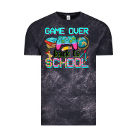Cloud Black game over back to school Vintage Tee - NancyCooperArtShop