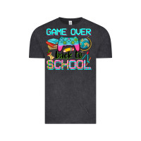 Vintage Black game over back to school Vintage Tee - NancyCooperArtShop