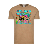 Vintage Coffee game over back to school Vintage Tee - NancyCooperArtShop