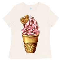 Bone ice cream fast food Ladies Tee - AdoDesignShop
