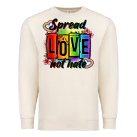 Sandshell spread love not hate Premium Sweatshirt - OliviaCreatesArt