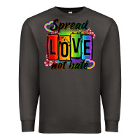 Smoke spread love not hate Premium Sweatshirt - OliviaCreatesArt