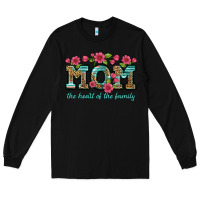 Black mom the heart of the family Long Sleeve Tee - Artiststas