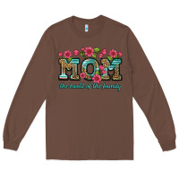 Chestnut mom the heart of the family Long Sleeve Tee - Artiststas