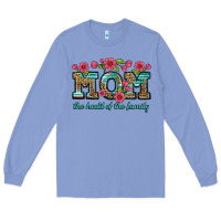 Colony Blue mom the heart of the family Long Sleeve Tee - Artiststas