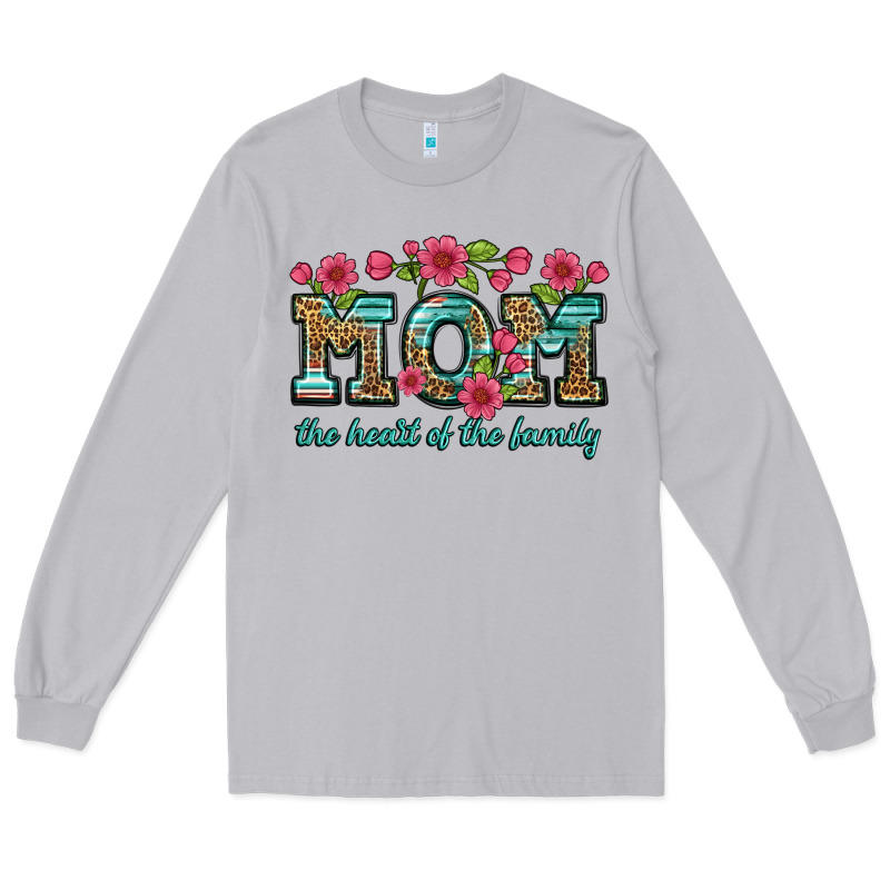 Mom The Heart Of The Family Long Sleeve Tee by Artiststas | Teevron