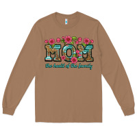 Toasted Coconut mom the heart of the family Long Sleeve Tee - Artiststas