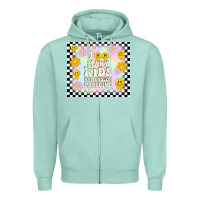 Seafoam too many kids not enough caffeine Zipper Hoodie - TumblerDesignByShophia
