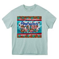 Arona American babe leopard gemstone Heavy Core Tee - Artiststas