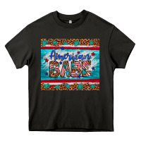 Asphalt American babe leopard gemstone Heavy Core Tee - Artiststas