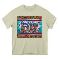 Mossy American babe leopard gemstone Heavy Core Tee - Artiststas