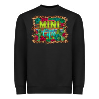 Black mini cita serape background Heavyweight Sweatshirt - BarkalooDesign