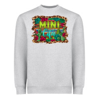 Heather Grey mini cita serape background Heavyweight Sweatshirt - BarkalooDesign