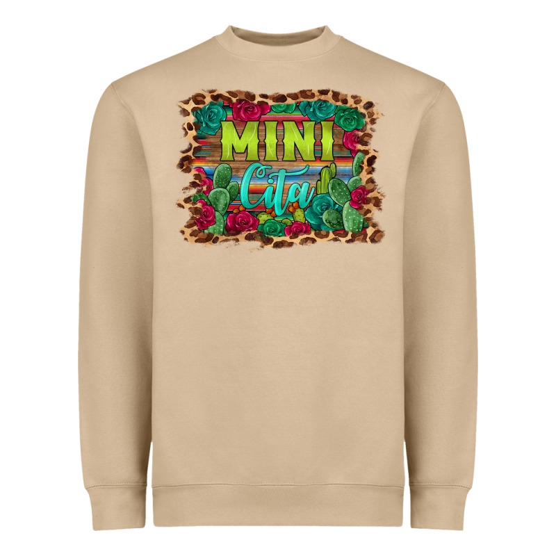 Mini Cita Serape Background Heavyweight Sweatshirt by BarkalooDesign | Teevron