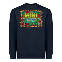 Navy mini cita serape background Heavyweight Sweatshirt - BarkalooDesign