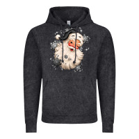 Vintage Black white christmas santa claus Vintage Hoodie - MaliasSmallBusiness