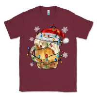 Burgundy christmas beer Classic Tee - MaliasSmallBusiness