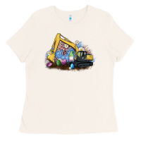 Bone easter excavator gnome egg leopard Ladies Tee - Artiststas