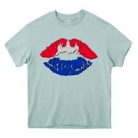 Arona cambodian flag lips Heavy Core Tee - AdoDesignShop